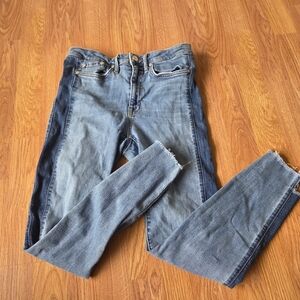 44 Sustainable Denim Jeans 28 Skinny Frayed Hem